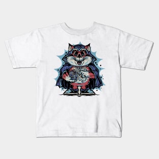 Halloween cat Kids T-Shirt